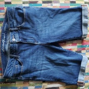 Eddie Bauer stretch denim shorts